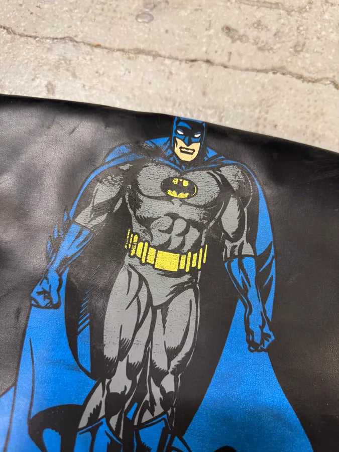 SS2005 Dolce & Gabbana Batman Black Denim Shoulder Bag QBDjiuF 4