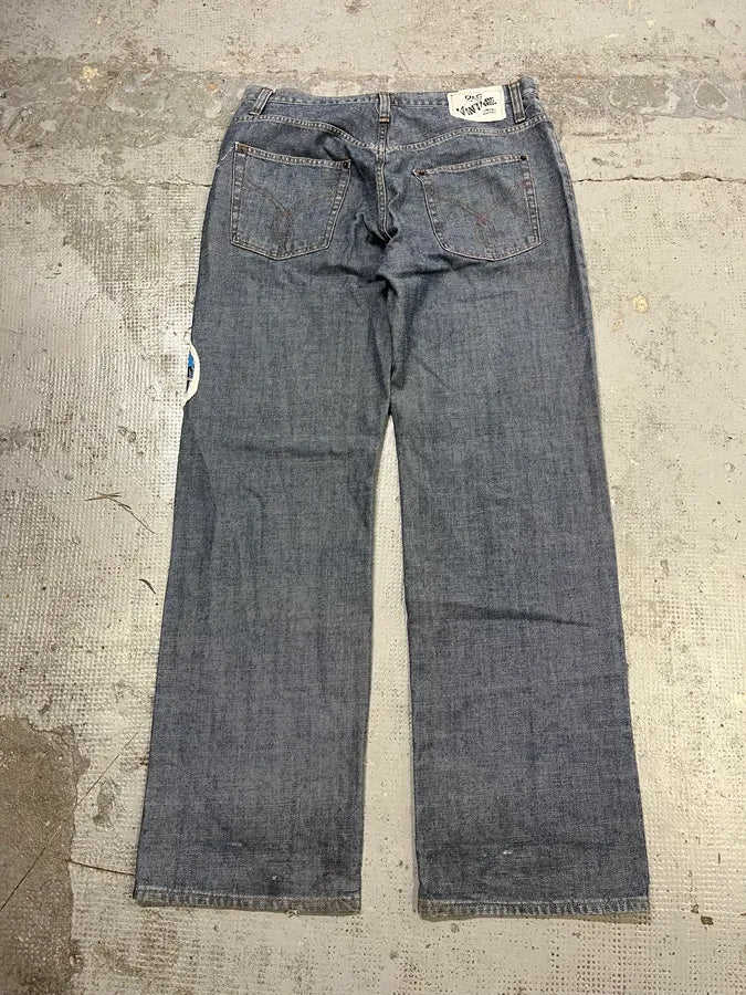 SS2005 Dolce & Gabbana Batman Patch Blue Denim Jeans LrbDBBN 8