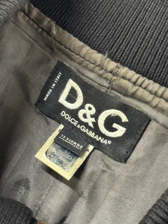 SS2005 Dolce & Gabbana Biker Milano Leather Jacket cOWkjgm 4