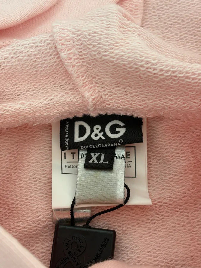 SS2005 Dolce & Gabbana Hawaian Faded Pink Zip-up Hoodie kBkRUBf 10