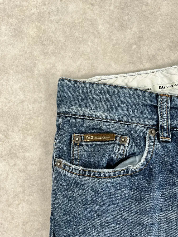 SS2005 Dolce & Gabbana I Love Denim Blue Jeans kaOLUGK 9