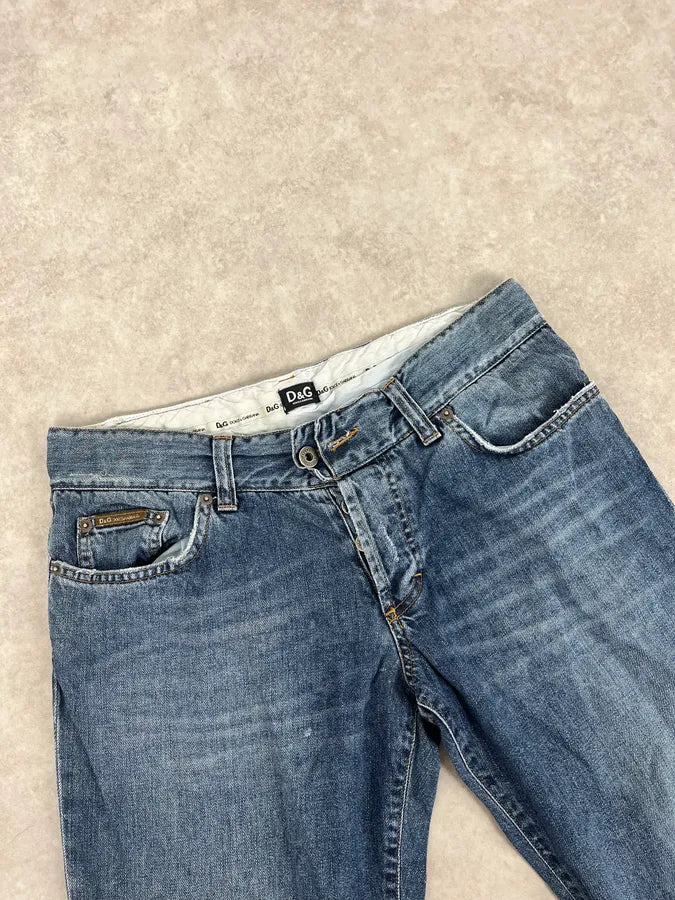 SS2005 Dolce & Gabbana I Love Denim Blue Jeans kaOLUGK 6