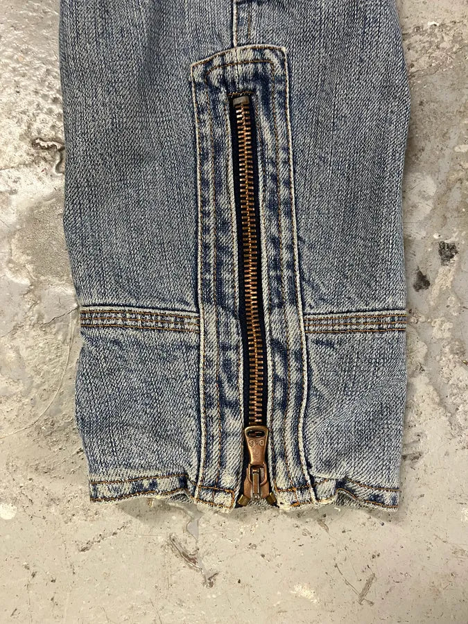 SS2005 Dolce & Gabbana Racer Denim Jacket (S/M) 10