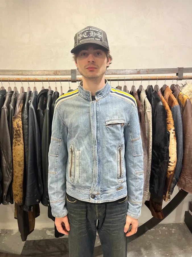 SS2005 Dolce & Gabbana Racer Denim Jacket (S/M) 4