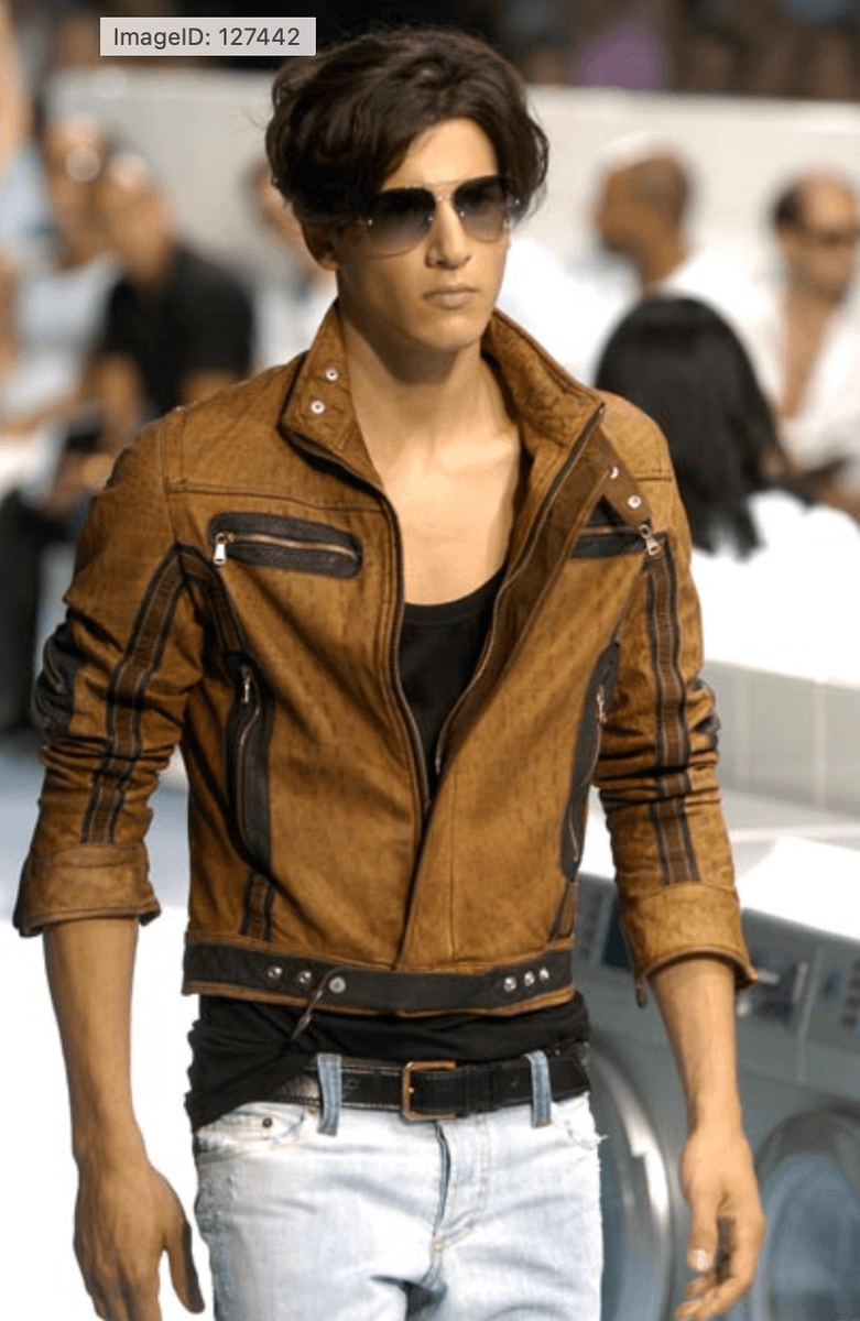 SS2005 Dolce & Gabbana Textured Black Leather Jacket pQHahJz 11