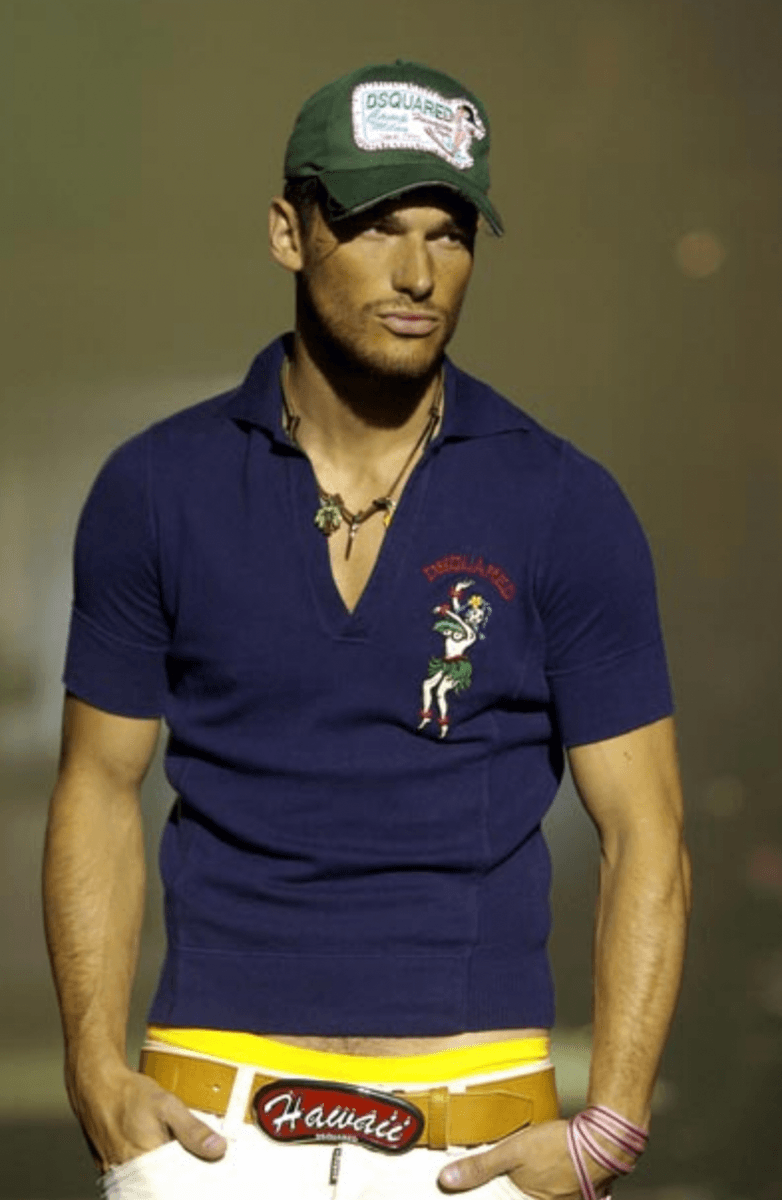 SS2005 Dsquared2 Brown Hawaii Leather Belt xNAwxxb 1