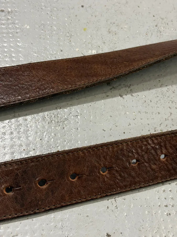 SS2005 Dsquared2 Brown Hawaii Leather Belt xNAwxxb 4