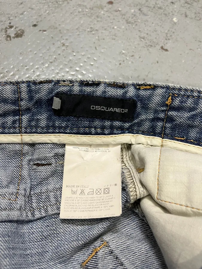 SS2005 Dsquared2 DCDC Multi Belt Loop Blue Jeans bZSUmYL 11