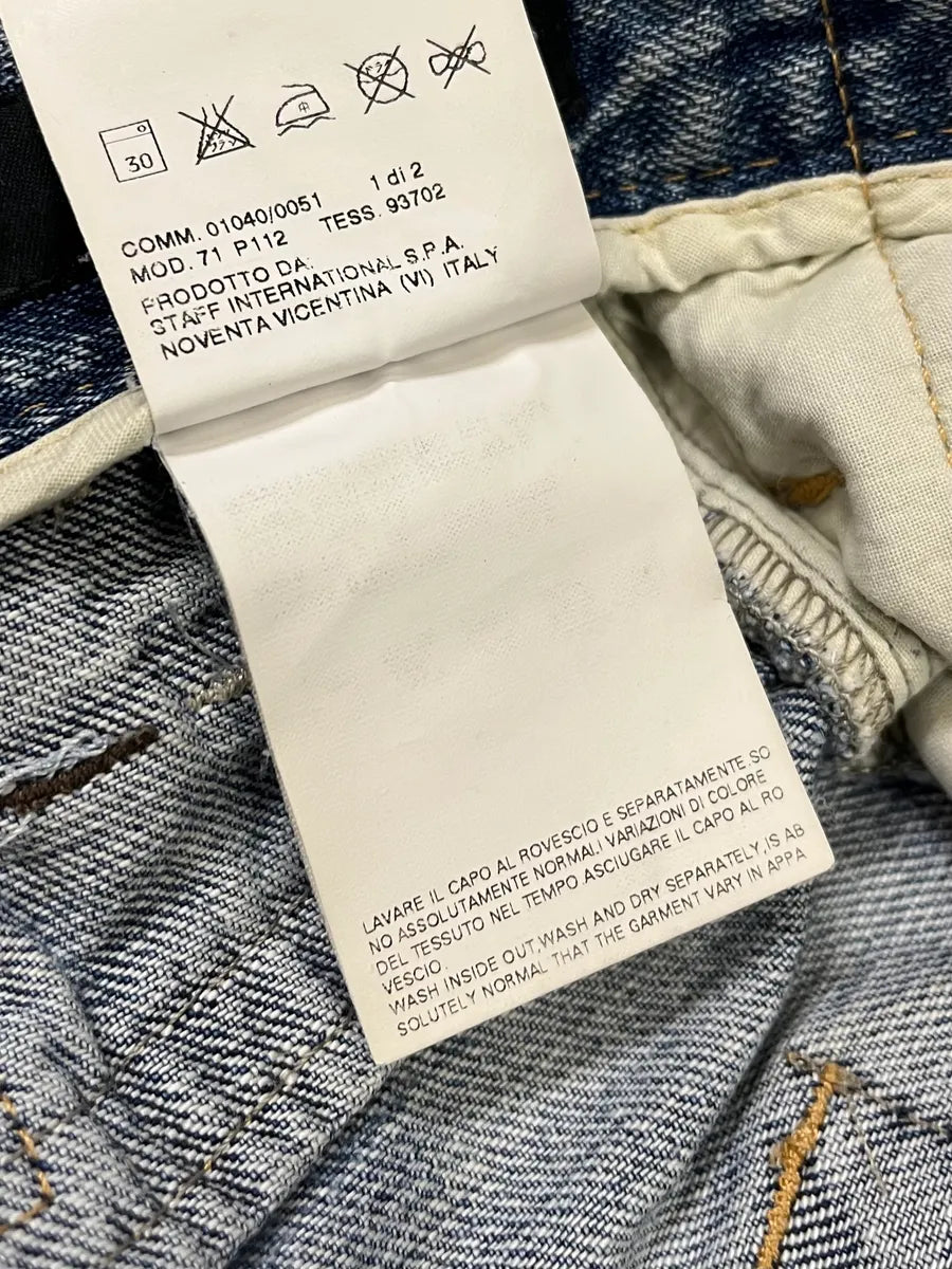 SS2005 Dsquared2 DCDC Multi Belt Loop Blue Jeans bZSUmYL 12