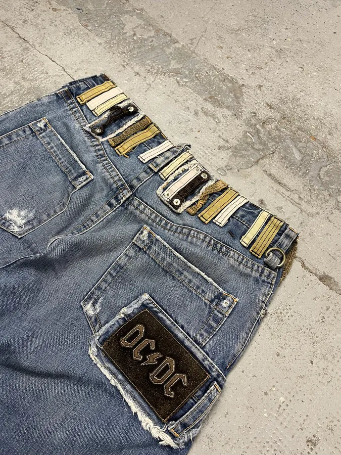 SS2005 Dsquared2 DCDC Multi Belt Loop Blue Jeans bZSUmYL 9