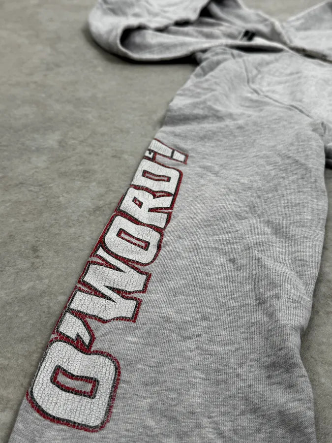 SS2005 Dsquared2 Grey Signature Distressed Zip-up Hoodie UeiZLsR 8