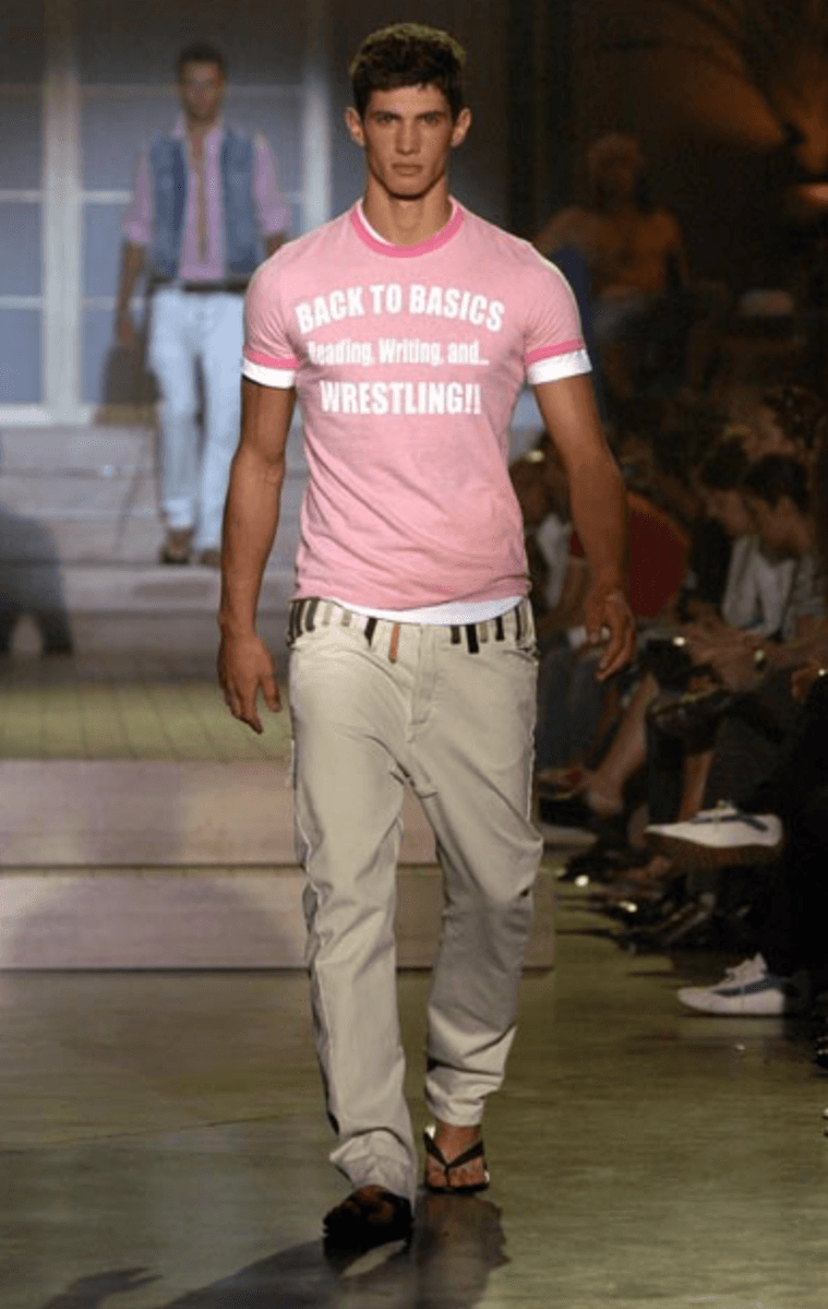 SS2005 Dsquared2 White Multi Belt Loops Pants DkOsMrT 1