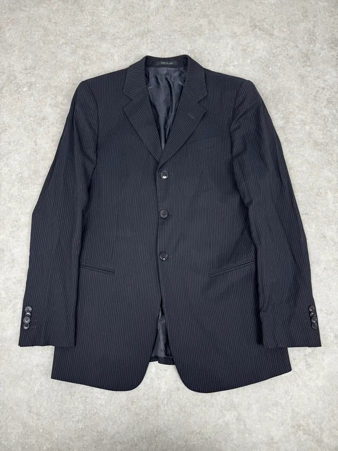 SS2005 Emporio Armani Striped Navy Classy Blazer ybpxiIj 0