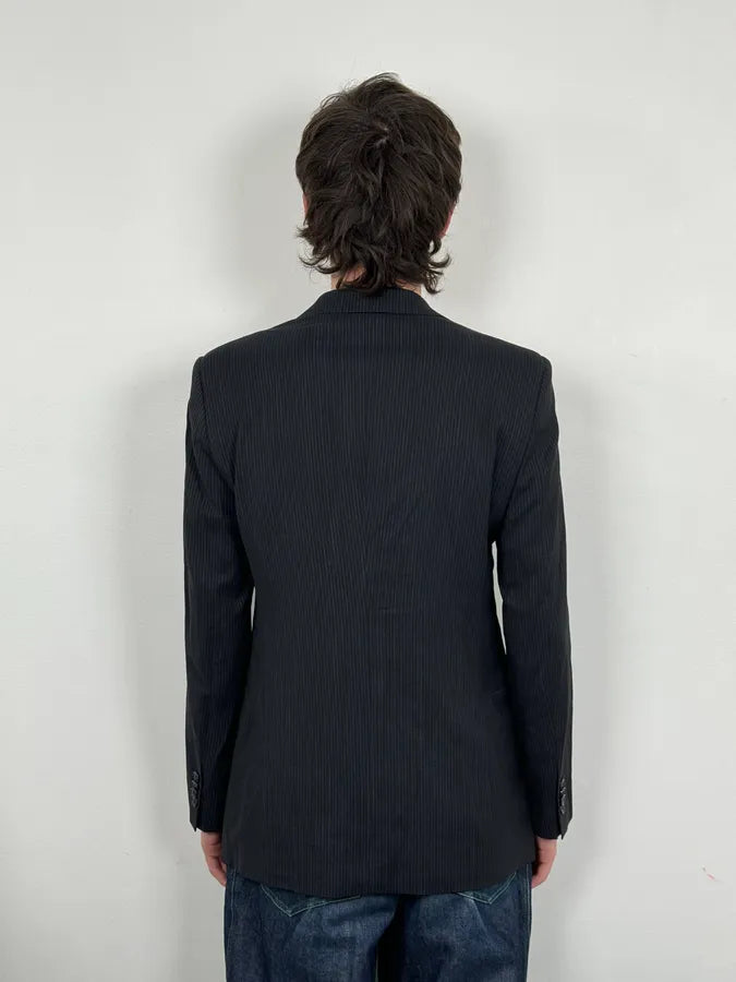 SS2005 Emporio Armani Striped Navy Classy Blazer ybpxiIj 2
