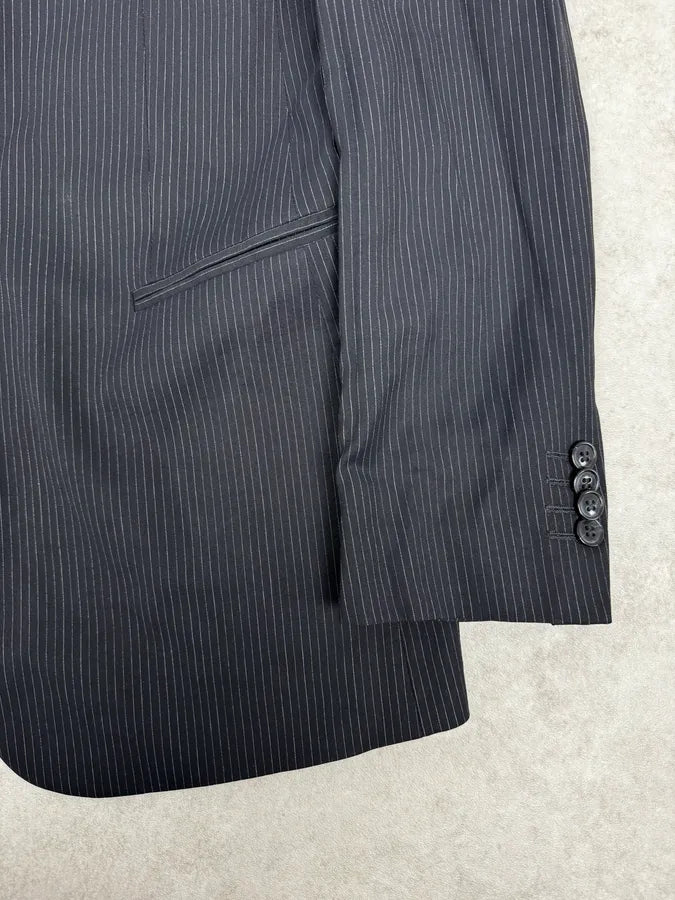 SS2005 Emporio Armani Striped Navy Classy Blazer ybpxiIj 7