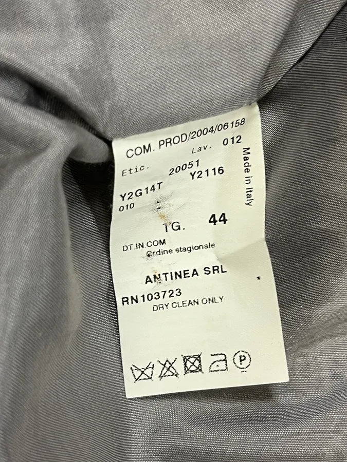 SS2005 Emporio Armani Tree Branches Blue Silver Suit Jacket BSqtAGY 8