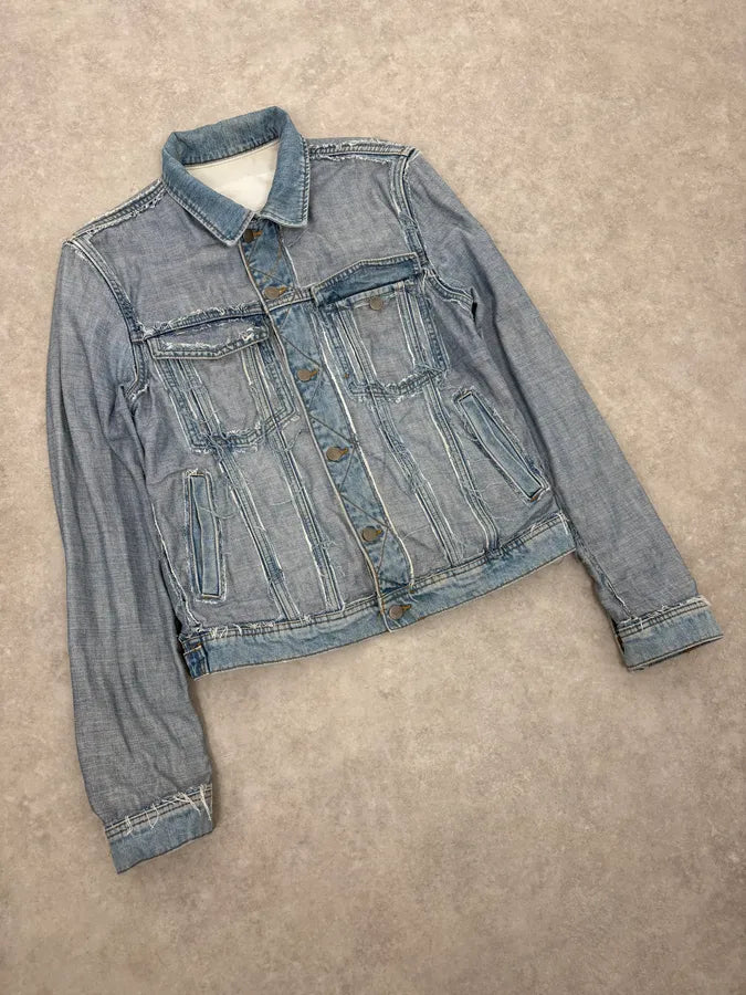 SS2005 Maison Margiela x H&M Reversed Denim Jacket Re-Edition DBIDSnA 3