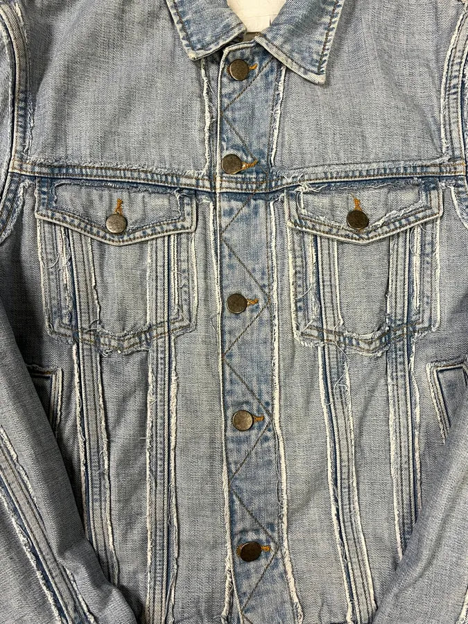 SS2005 Maison Margiela x H&M Reversed Denim Jacket Re-Edition MGnmXcc 5