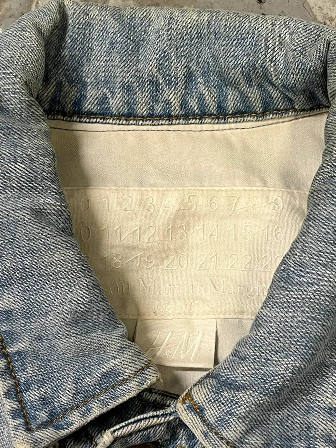 SS2005 Maison Margiela x H&M Reversed Denim Jacket Re-Edition MGnmXcc 8