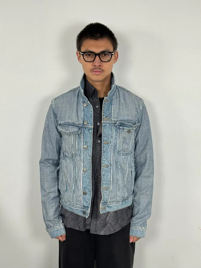 SS2005 Maison Margiela x H&M Reversed Denim Jacket Re-Edition DBIDSnA 1