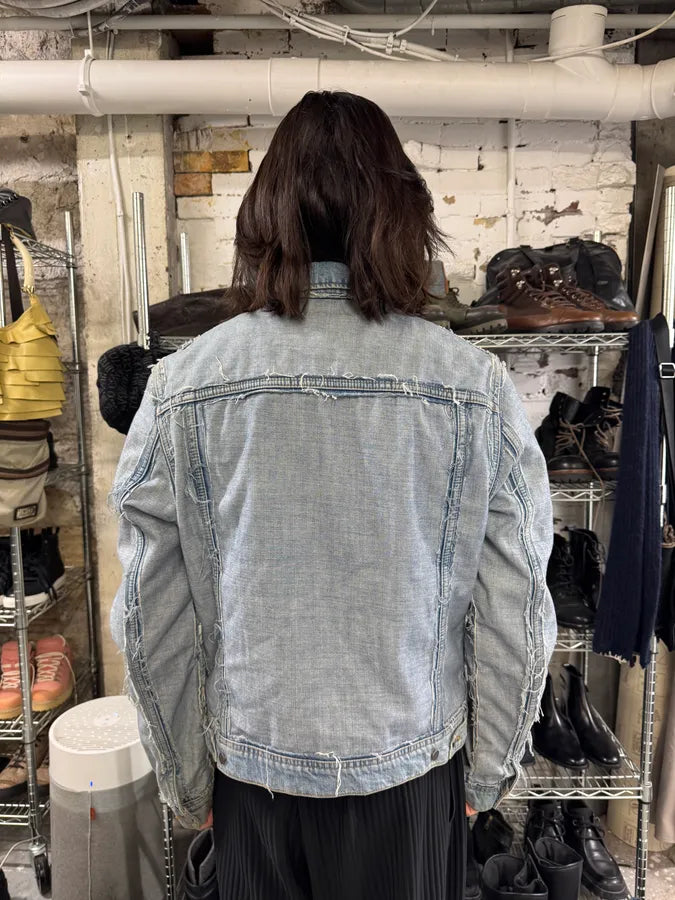 SS2005 Maison Margiela x H&M Reversed Denim Jacket Re-Edition pxFqKMk 2