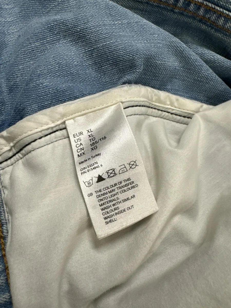 SS2005 Maison Margiela x H&M Reversed Denim Jacket Re-Edition (XL) XJPAklY 6