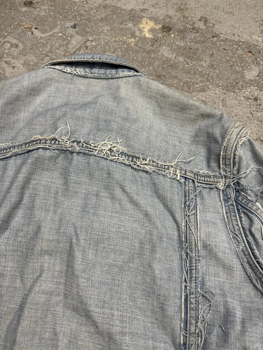SS2005 Maison Margiela x H&M Reversed Denim Jacket Re-Edition (XL) XJPAklY 8