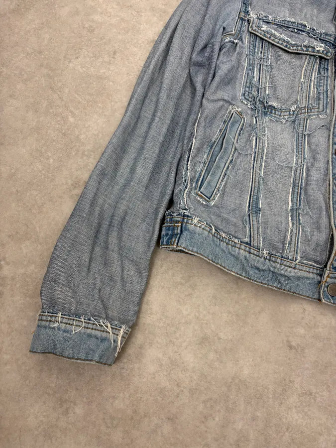 SS2005 Maison Margiela x H&M Reversed Denim Jacket Re-Edition DBIDSnA 7
