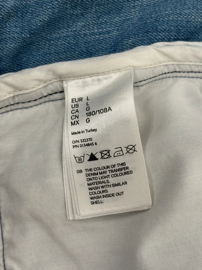 SS2005 Maison Margiela x H&M Reversed Denim Jacket Re-Edition DBIDSnA 10