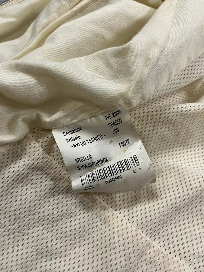 SS2005 Prada Technical Beige Nylon Linea Rossa Jacket fANbcLI 11