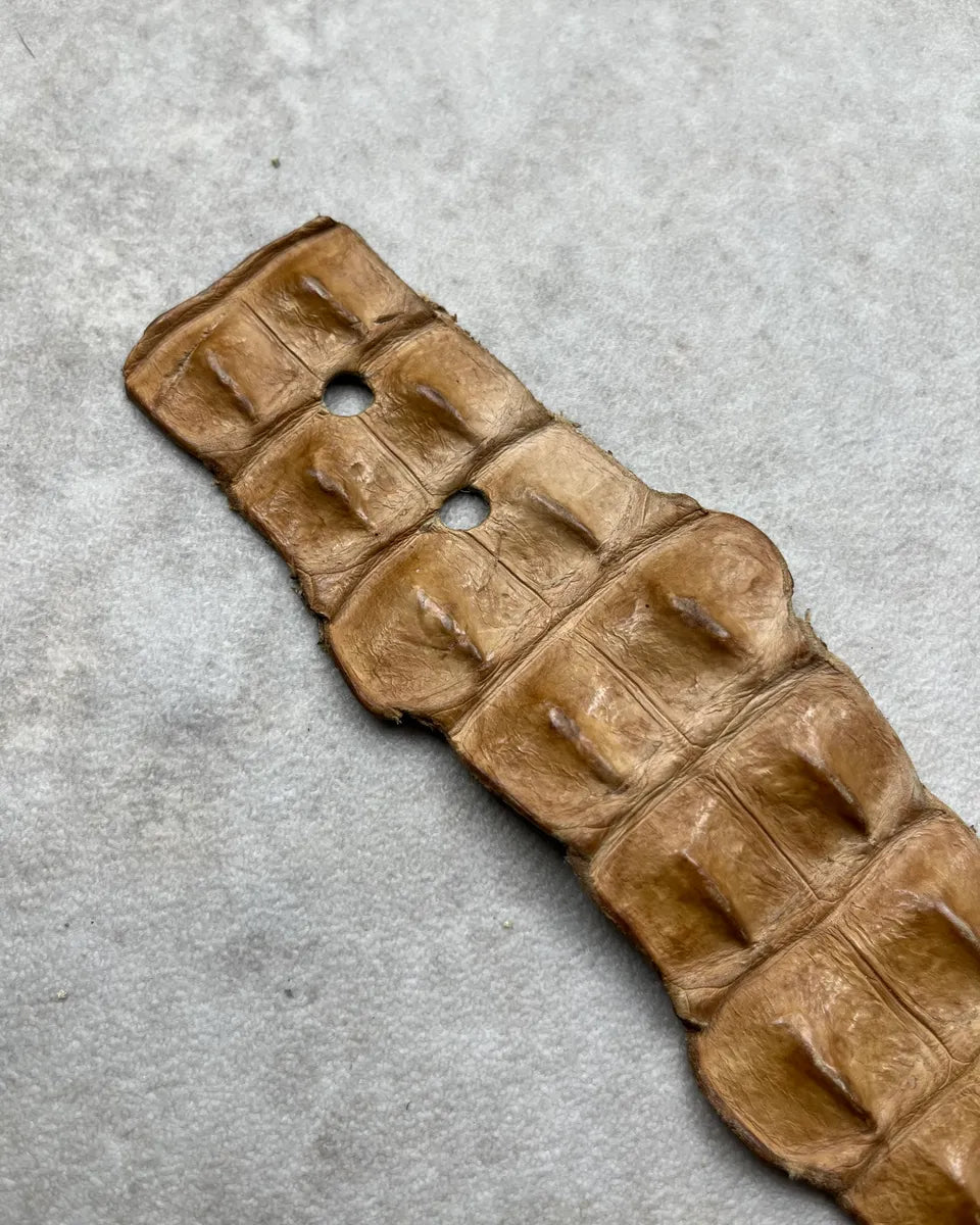 SS2005 Roberto Cavalli Beige Crocodile Bracelet  BQxsbPA 4
