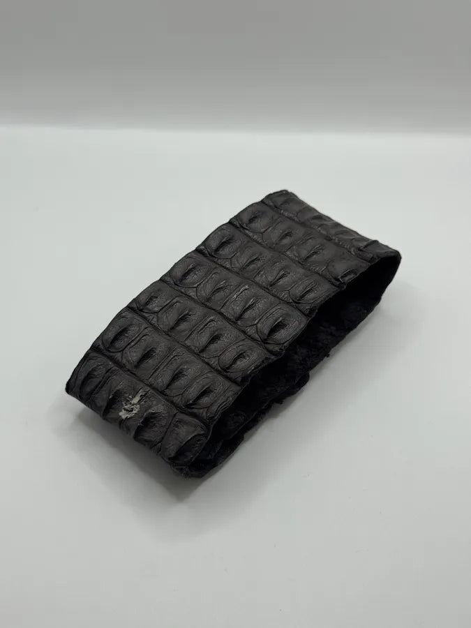 SS2005 Roberto Cavalli Raw Crocodile Leather Bracelet pDtNhJI 4