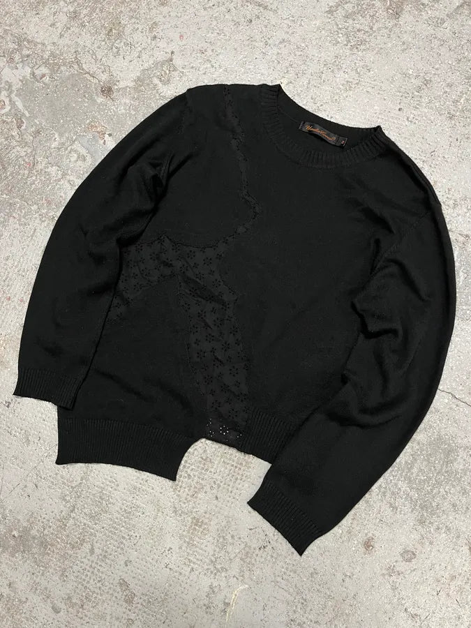 SS2005 Undercover Asymmetrical Restored Sweater (S) QJsVpMC 2