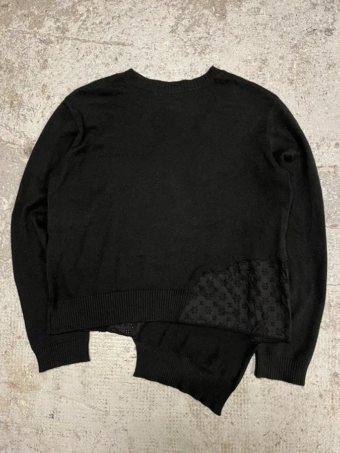 SS2005 Undercover Asymmetrical Restored Sweater (S) QJsVpMC 3