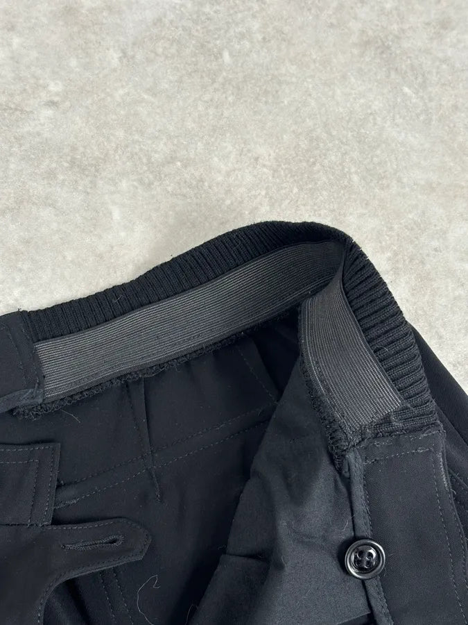 SS2006 Armani Collezioni Black Cozy Pants cyaVItV 7