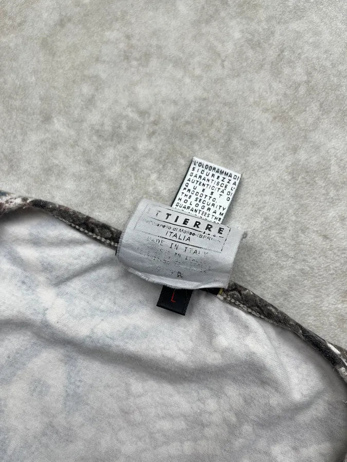 SS2006 Cavalli Animal Mosaic Arabic Grey Longsleeve mpcvpZi 8
