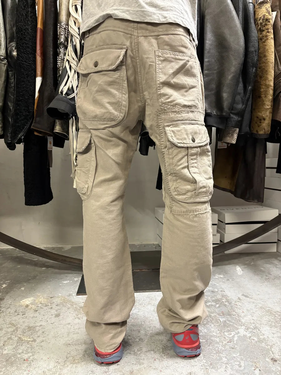 SS2006 Cavalli Beige Multi Pockets Cargo Gun Pants LZeVHTJ 1