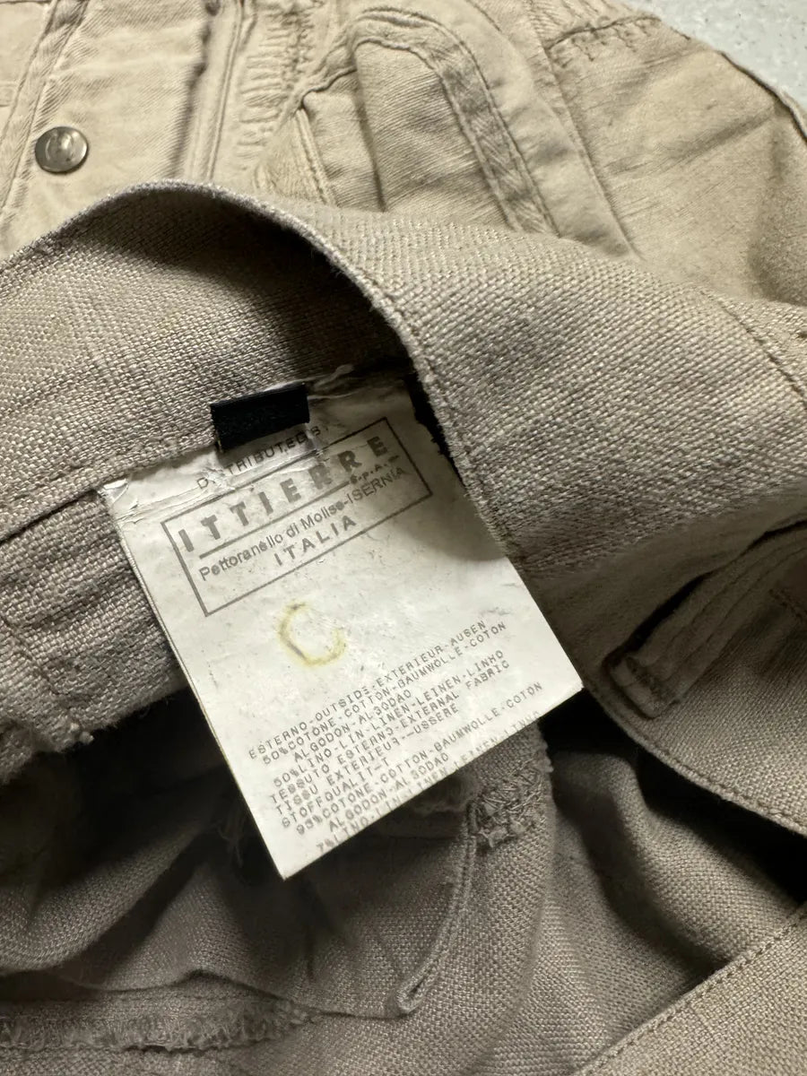 SS2006 Cavalli Beige Multi Pockets Cargo Gun Pants LZeVHTJ 7