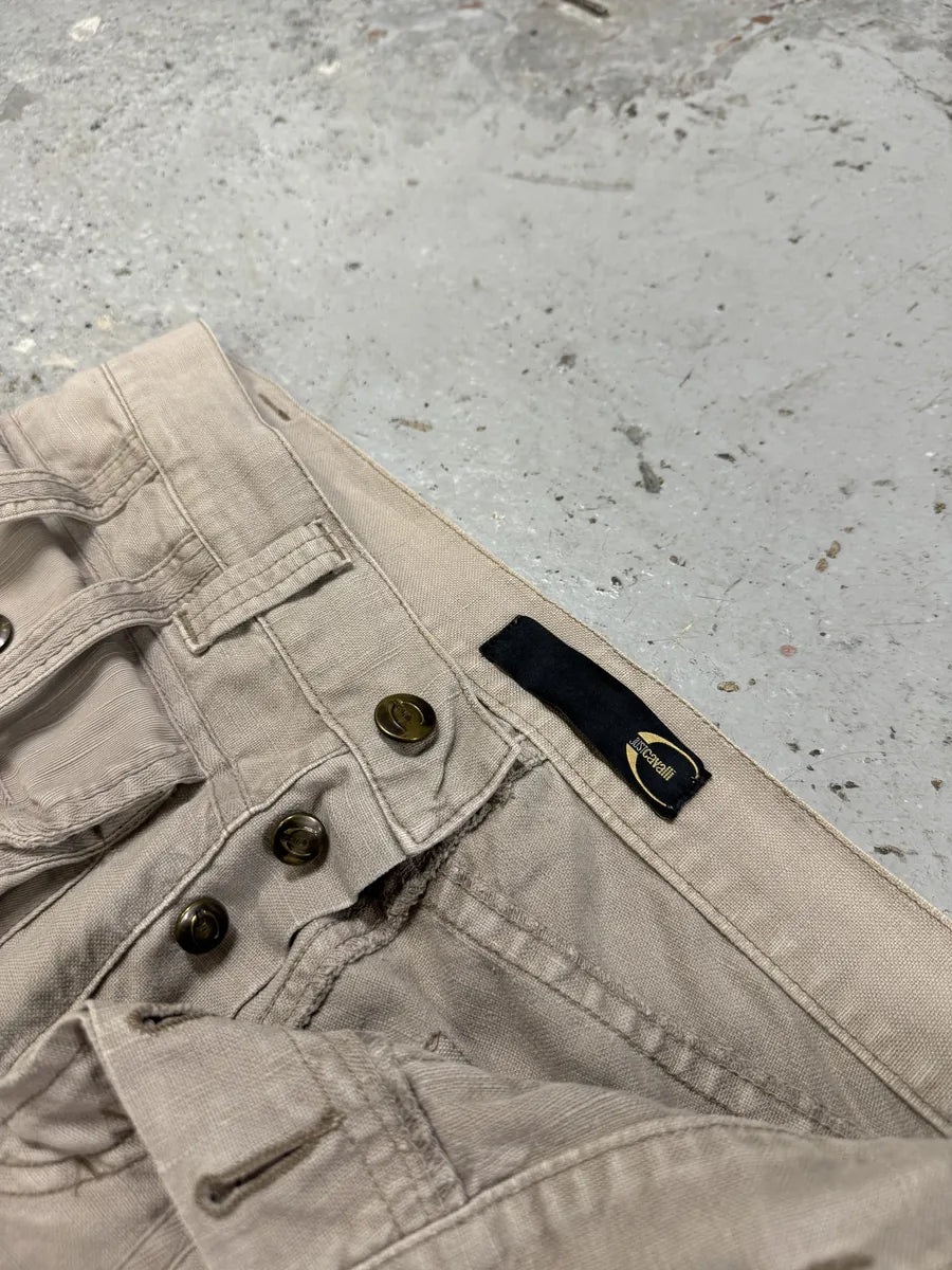 SS2006 Cavalli Cargo Gun Multi Pockets Grey Pants MZtgGdi 9
