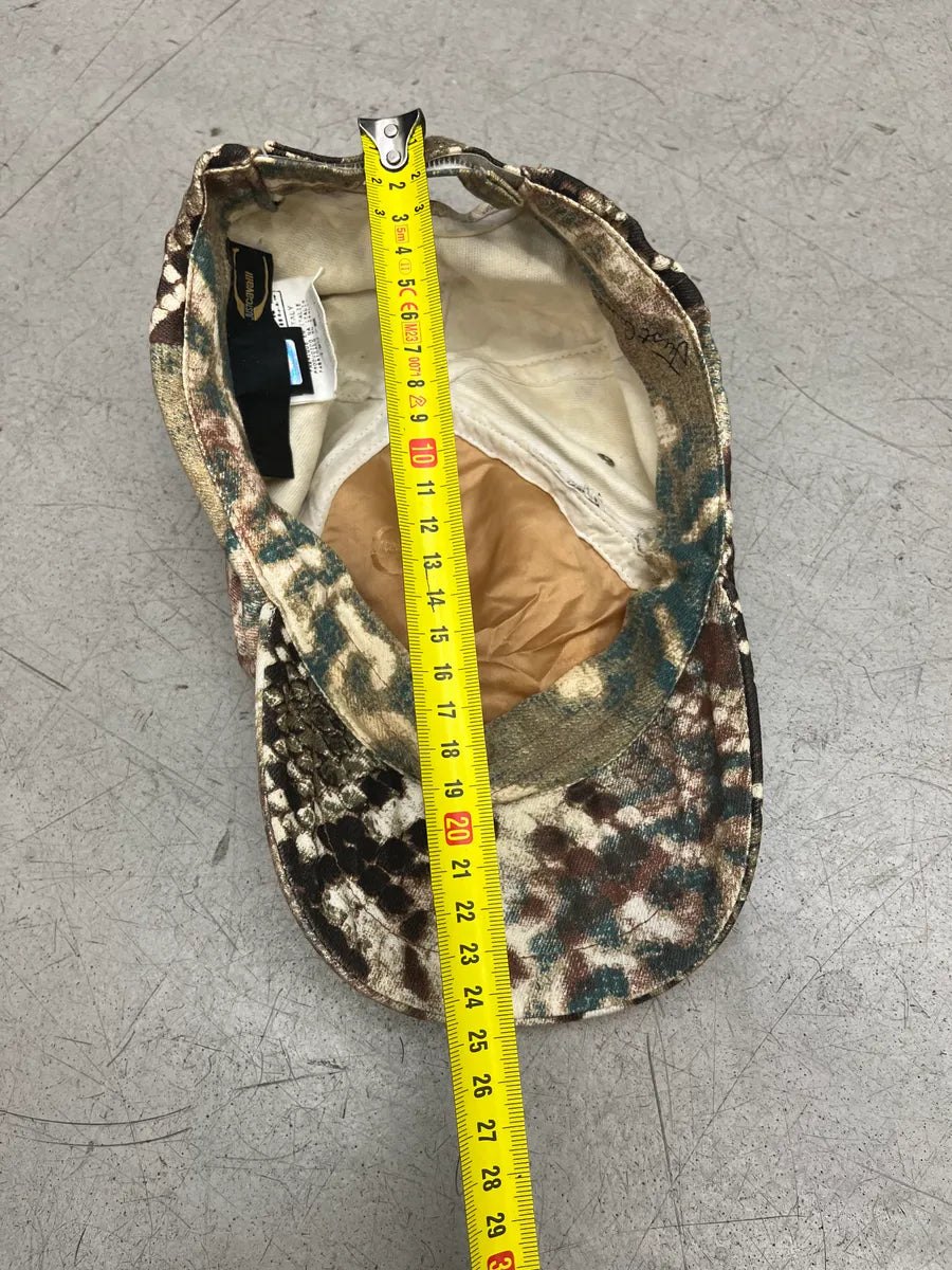 SS2006 Cavalli Cream Animal Mozaic Gradient Mesh Cap oftpAkl 11