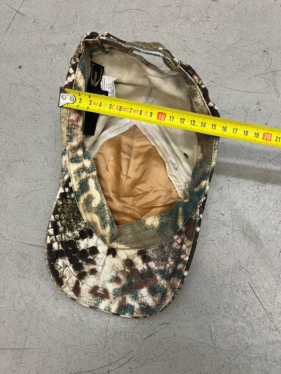 SS2006 Cavalli Cream Animal Mozaic Gradient Mesh Cap oftpAkl 12