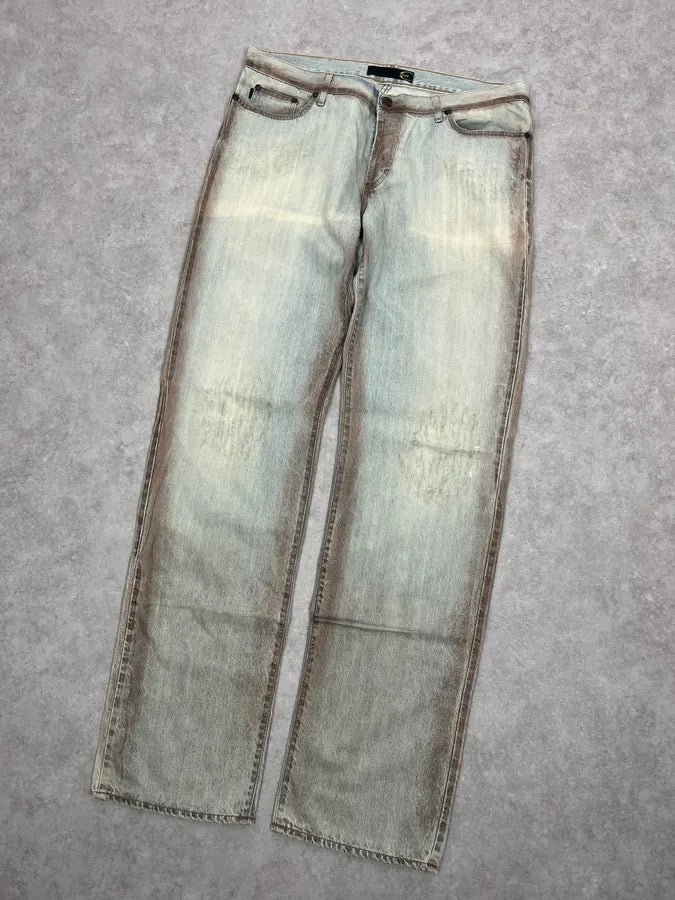SS2006 Cavalli Light Blue Faded Denim Jeans TWsSVXR 4