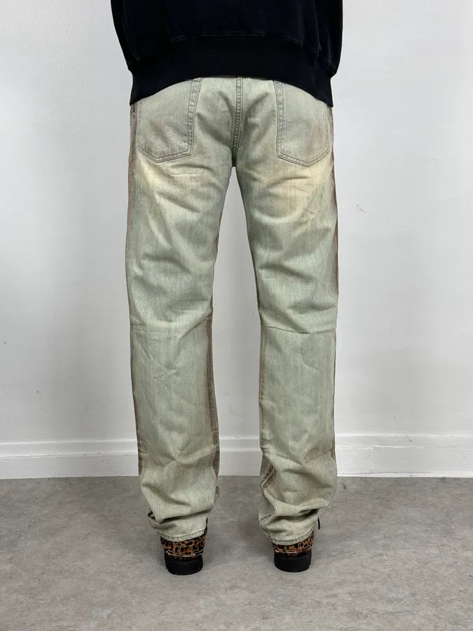 SS2006 Cavalli Light Blue Faded Denim Jeans TWsSVXR 3