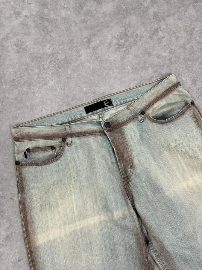 SS2006 Cavalli Light Blue Faded Denim Jeans TWsSVXR 5