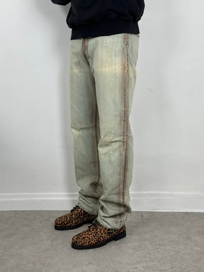 SS2006 Cavalli Light Blue Faded Denim Jeans TWsSVXR 2