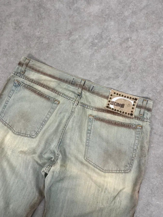 SS2006 Cavalli Light Blue Faded Denim Jeans TWsSVXR 7