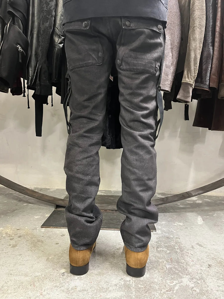 SS2006 Cavalli Multi Pocket Brut Cargo Bondage Pants (S) NjavAtE 2