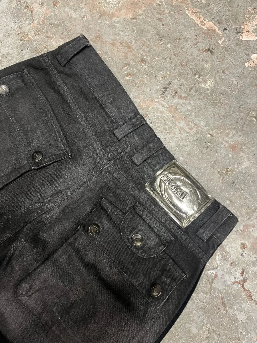 SS2006 Cavalli Multi Pocket Brut Cargo Bondage Pants (S) NjavAtE 6