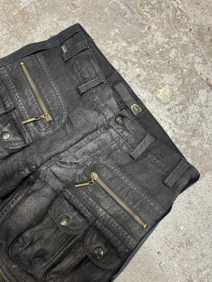 SS2006 Cavalli Multi Pocket Brut Cargo Bondage Pants (S) NjavAtE 8