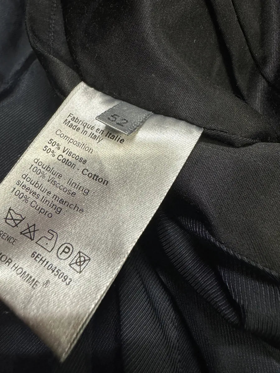 SS2006 Dior Black Bomber Jacket by Hedi Slimane RWFNubJ 10